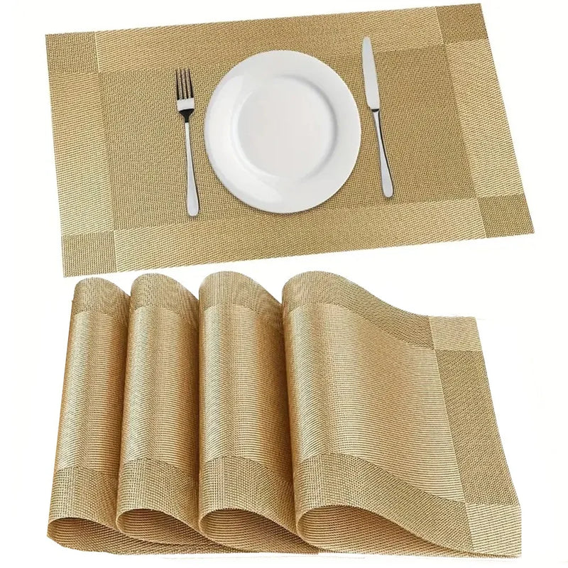 Kit de 4/6 Peças Jogo Americano - Estilo Japonês Mesa de Jantar