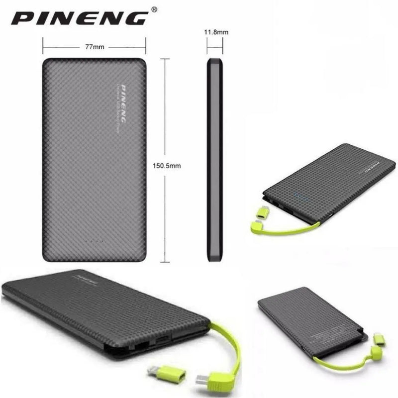 Power Bank 10.000mAh - Carregador Portátil Rápido para iPhone, Android